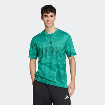 ADIDAS SPORTSWEAR Функциональная футболка 'TIRO' в Зеленый: спереди