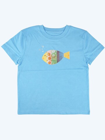 T-Shirt 'Fisch' MelaDi en bleu : devant