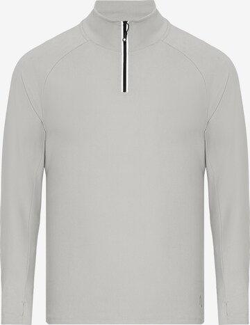 MOROTAI Funktionsshirt 'TRAINING DRY' in Grau: Vorderseite