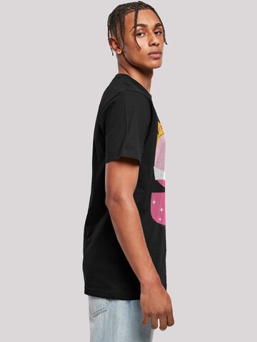 F4NT4STIC Shirt 'Disney Alphabet S Is For Sleeping Beauty' in Black