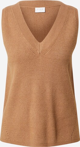 VILA Sweter 'Ril' w kolorze brązowy: przód