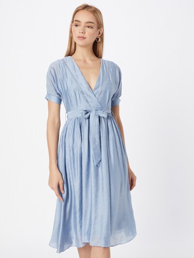 Rochie Frock and Frill pe albastru fumuriu, Vizualizare model