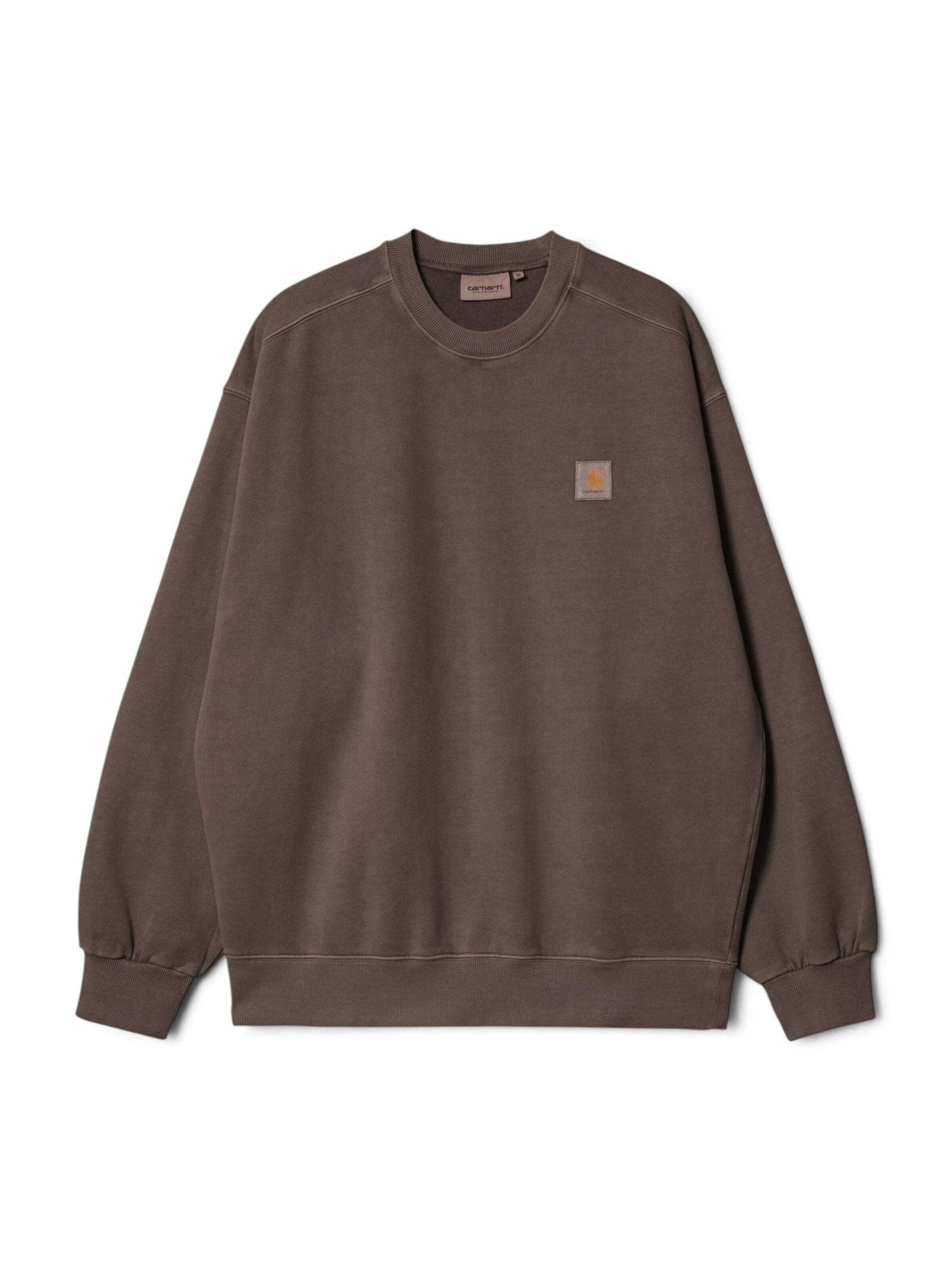 Carhartt WIP Bluzka sportowa 'VISTA SWEAT TOBACCO GARMENT DYED' w kolorze brązowy: przód
