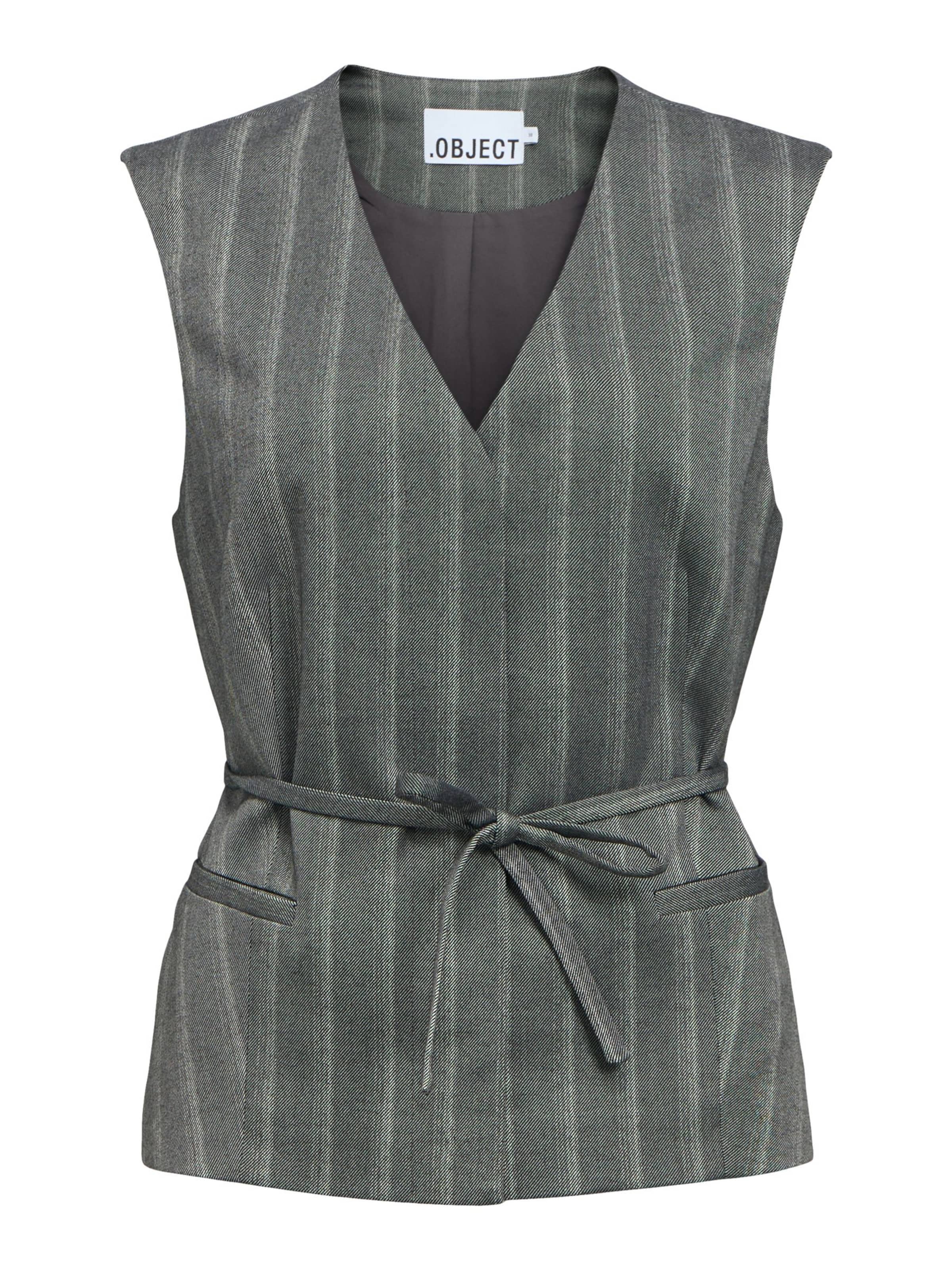 OBJECT - Chaleco en gris: frente