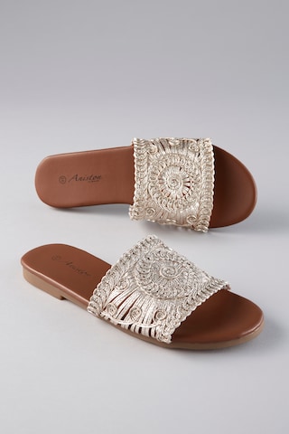 Aniston Pantolette in Gold