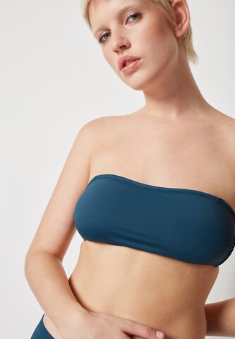 Skiny Bandeau Bikinitop in Blau