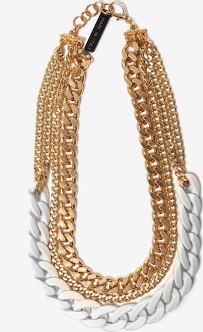 COLLEZIONE ALESSANDRO Necklace 'Antonia' in Beige: front