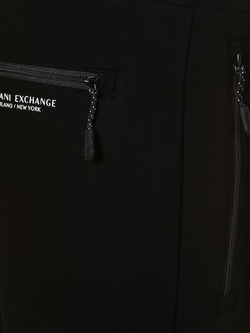 ARMANI EXCHANGE - Tapered Calças em preto