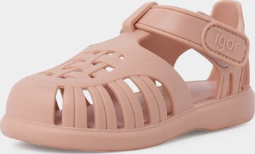 Claquettes / Tongs IGOR en rose : devant