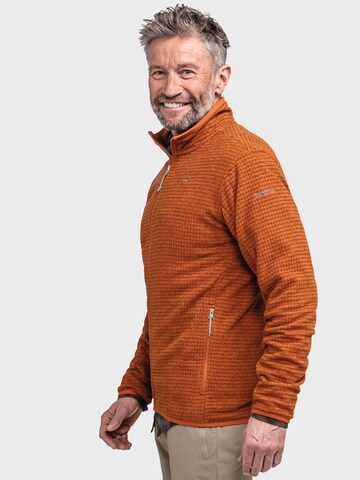Schöffel Athletic fleece jacket 'Terxa MNS' in Brown