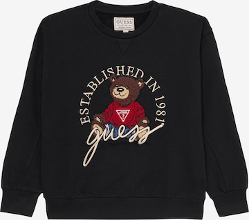 juoda GUESS Megztinis be užsegimo: priekis