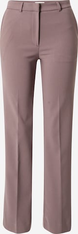 Tiger of Sweden Regular Pleated Pants 'NOOWA' in Purple: front