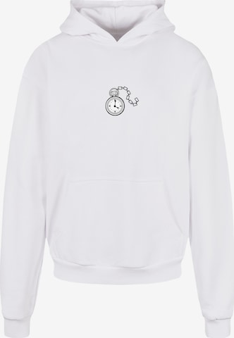 F4NT4STIC Sweatshirt 'Alice im Wunderland Uhr Hase Heroes of Childhood' in White: front