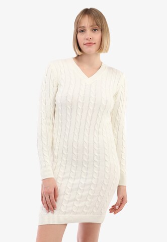 Felix Hardy Knit dress in Beige: front
