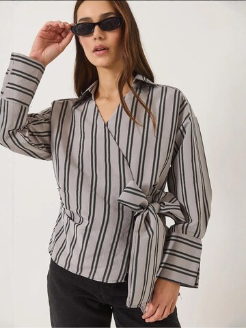 Chemisier Bianco Lucci en gris