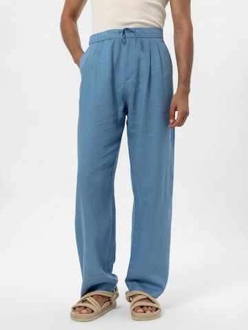 Antioch Regular Bandplooibroek 'Gregorio' in Blauw