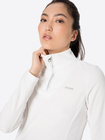 Pull-over de sport PROTEST en blanc