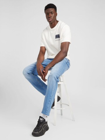 Tommy Jeans - Camisa 'ESSENTIAL' em branco