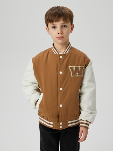 NAME IT Between-Season Jacket 'NKMMains' in Brown: front