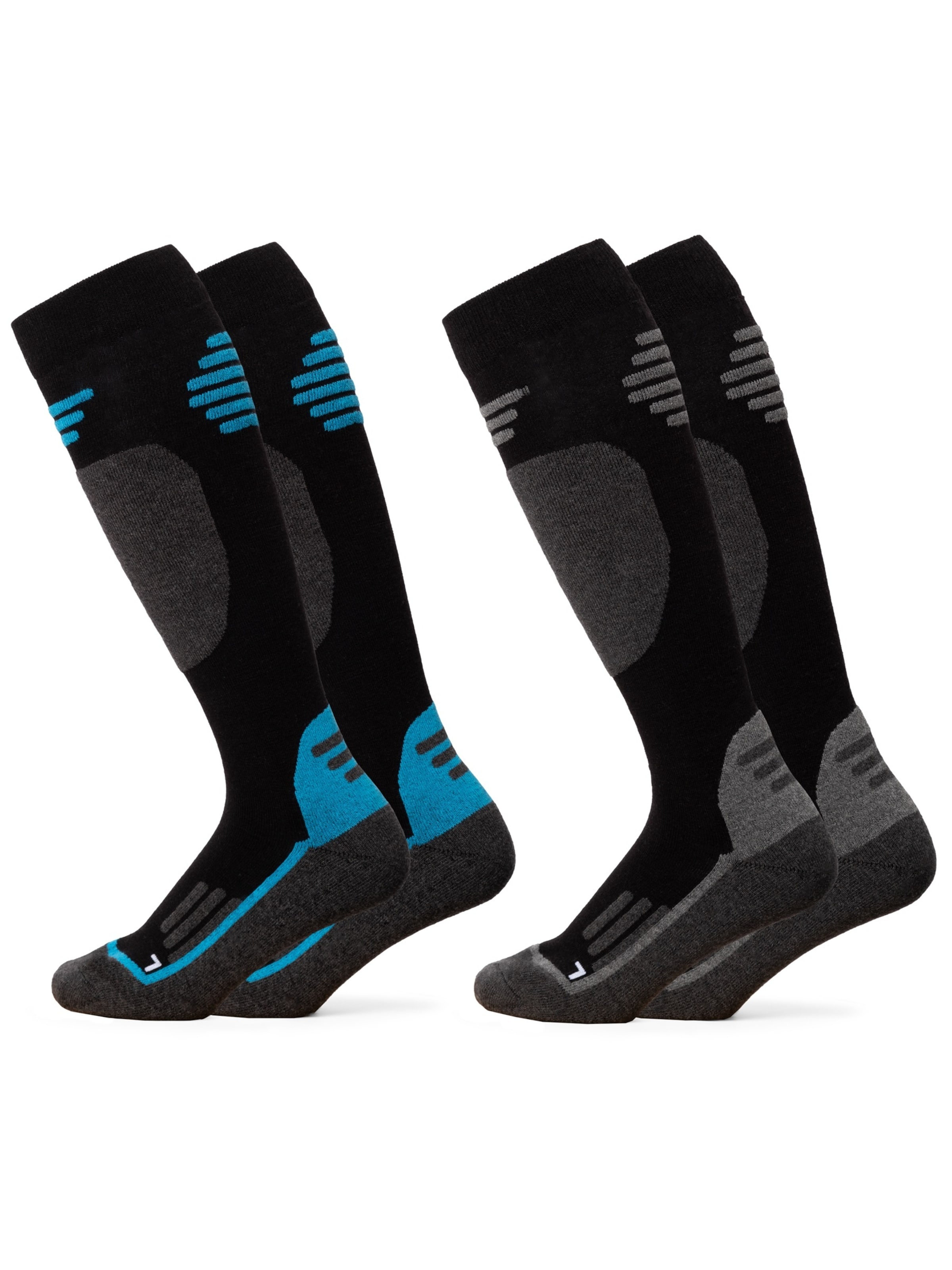 Occulto - Calcetines deportivos 'Merino Toni' en negro: frente