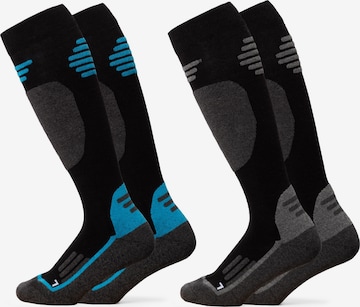 Occulto Athletic Socks 'Merino Toni' in Black: front