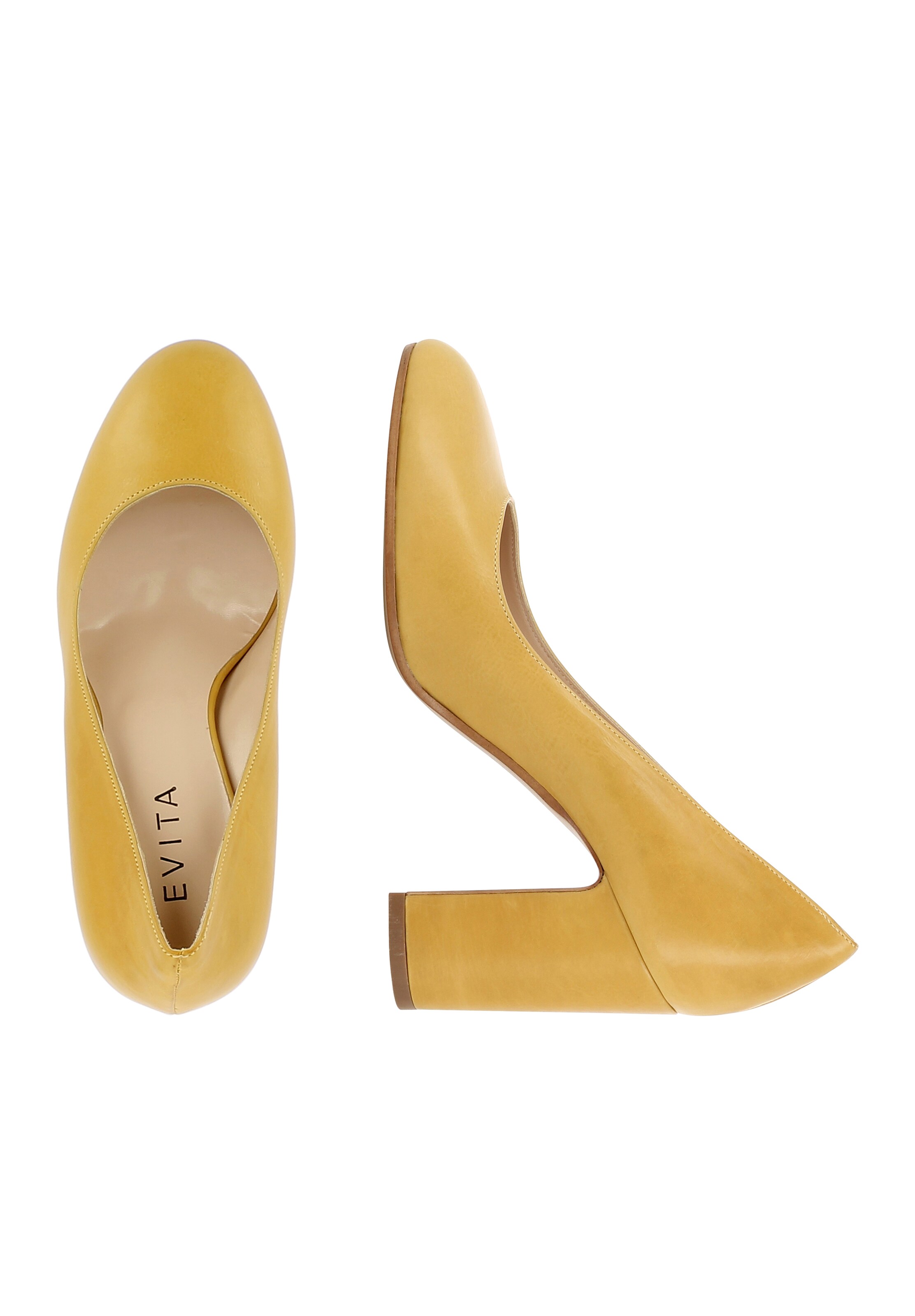 Escarpins EVITA en jaune