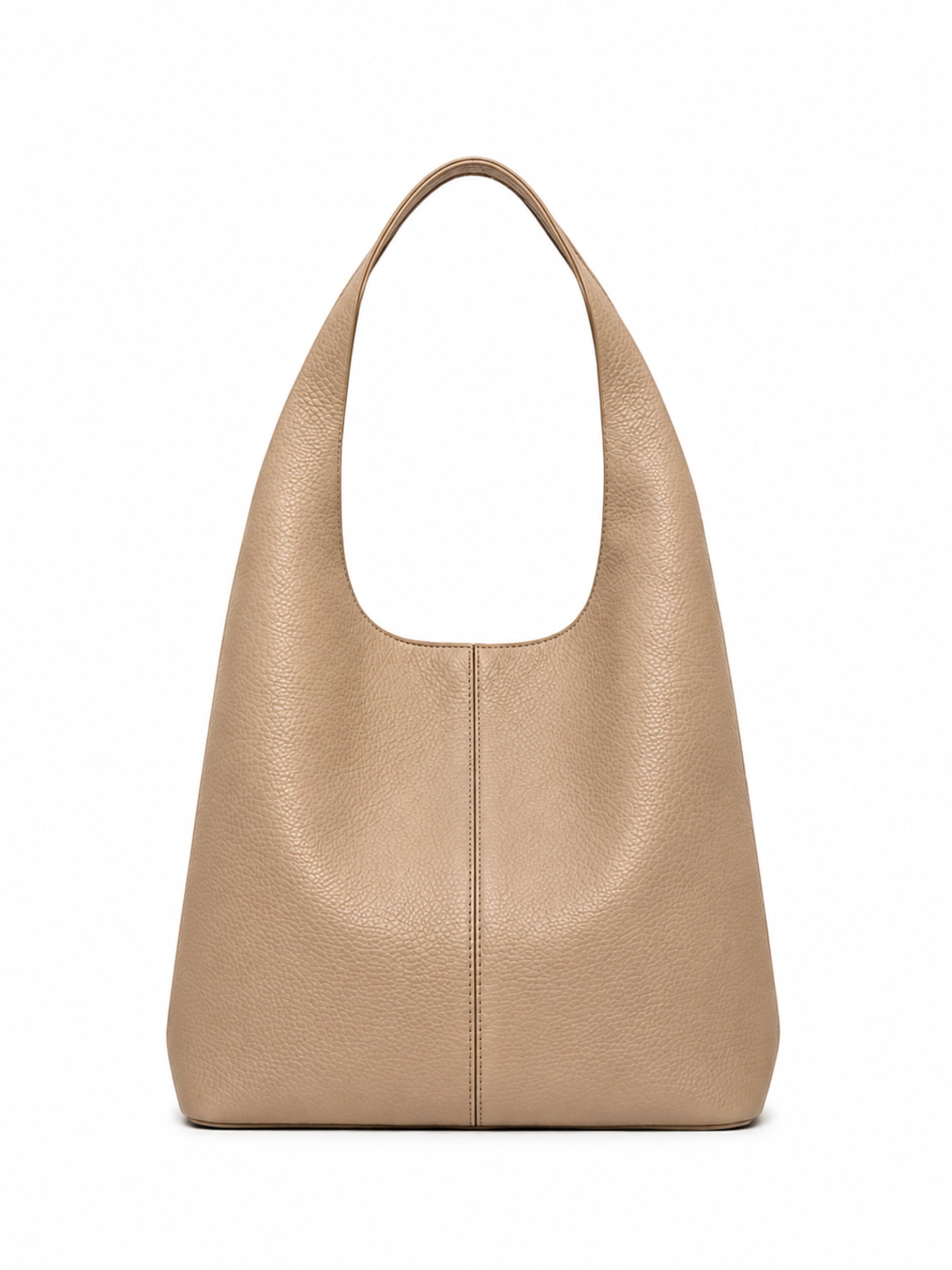 SARA BY JG Shoulder Bag 'La Sensuale' in Beige: front
