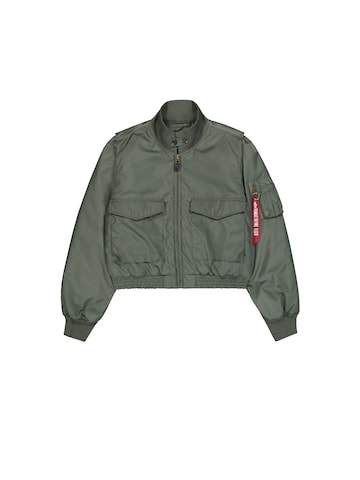 ALPHA INDUSTRIES Between-season jacket in Green: front