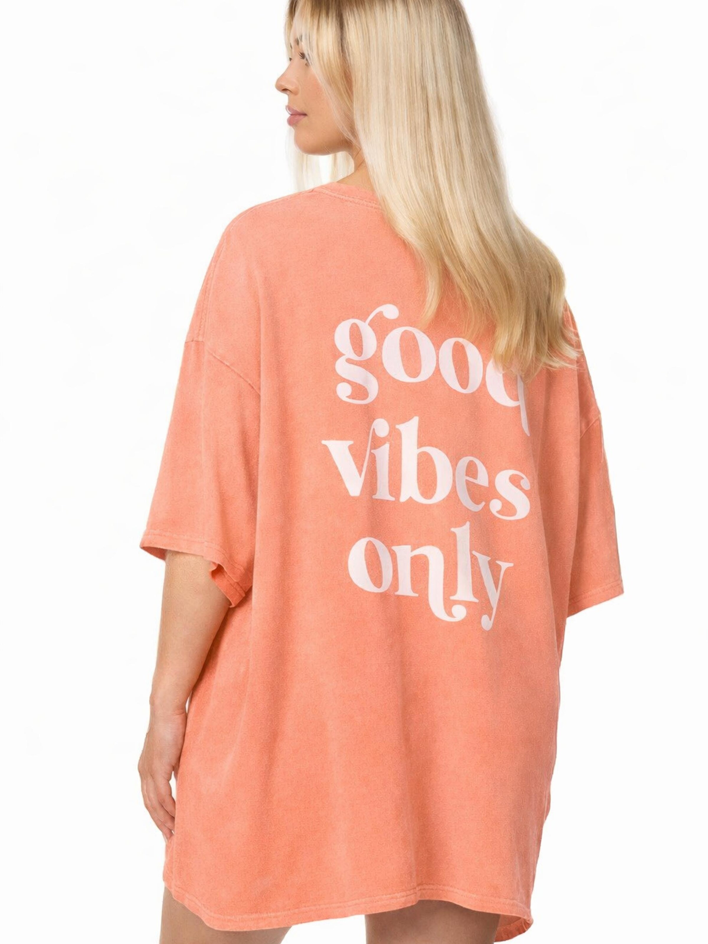 Worldclassca Oversizeshirt 'Oversize T-Shirt' in Orange