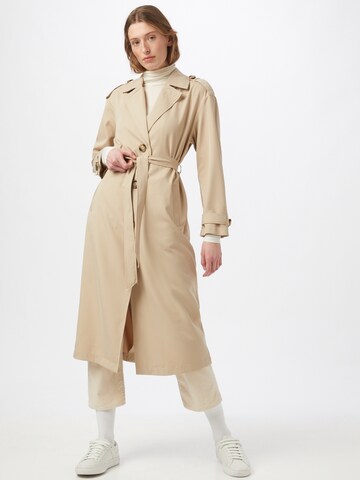 Cappotto di mezza stagione 'Line' di ONLY in beige: frontale