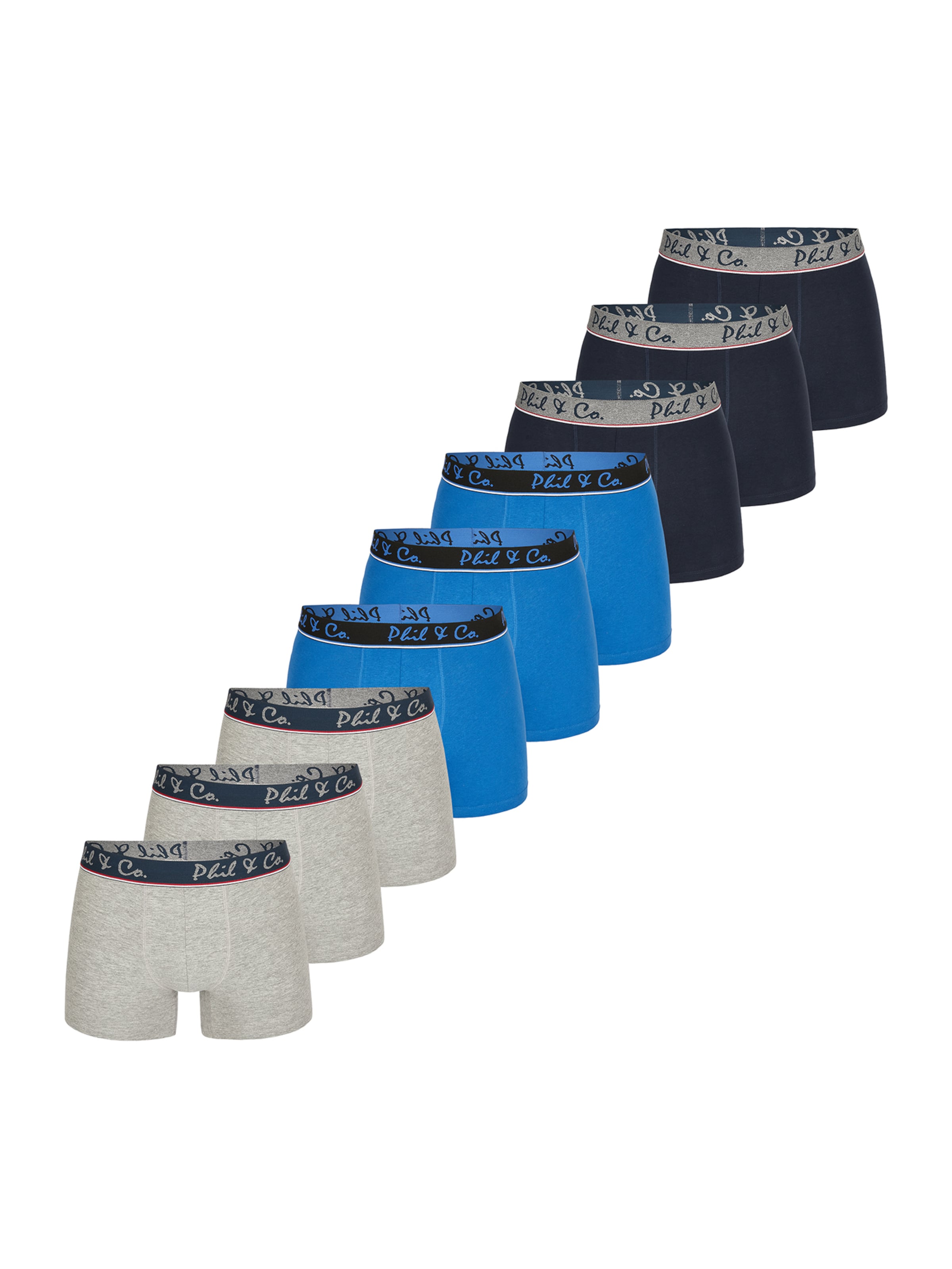 Boxers Phil & Co. Berlin en bleu : devant