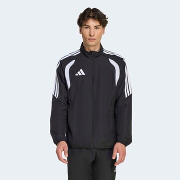 ADIDAS PERFORMANCE Athletic Jacket in Black: front
