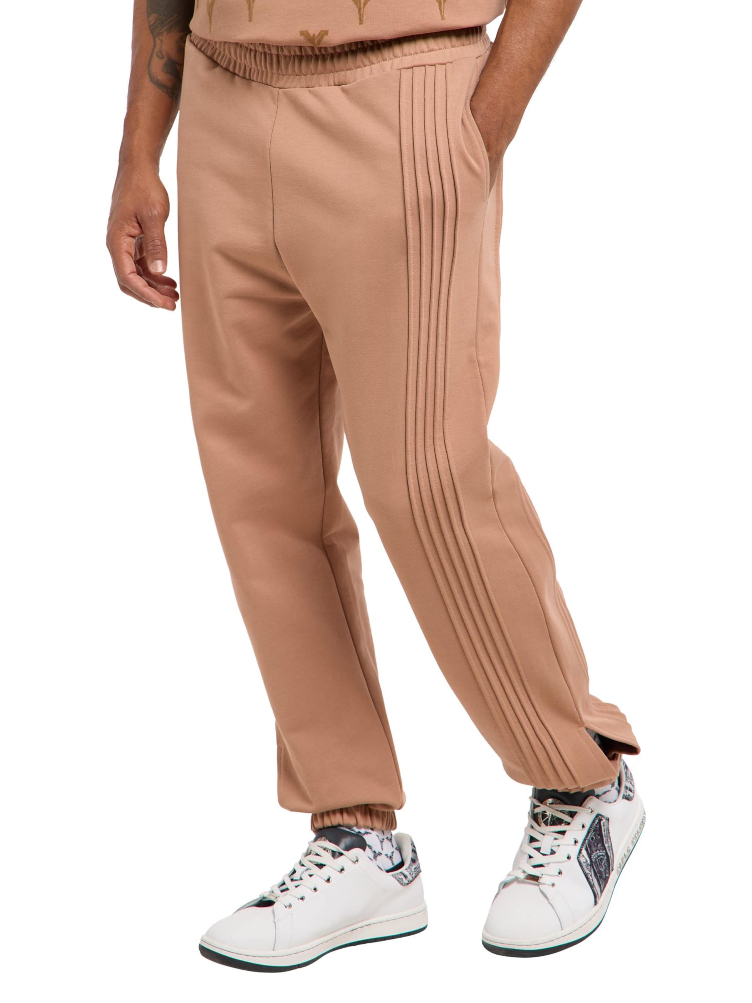 Carlo Colucci Regular Hose 'Fattor' in Braun