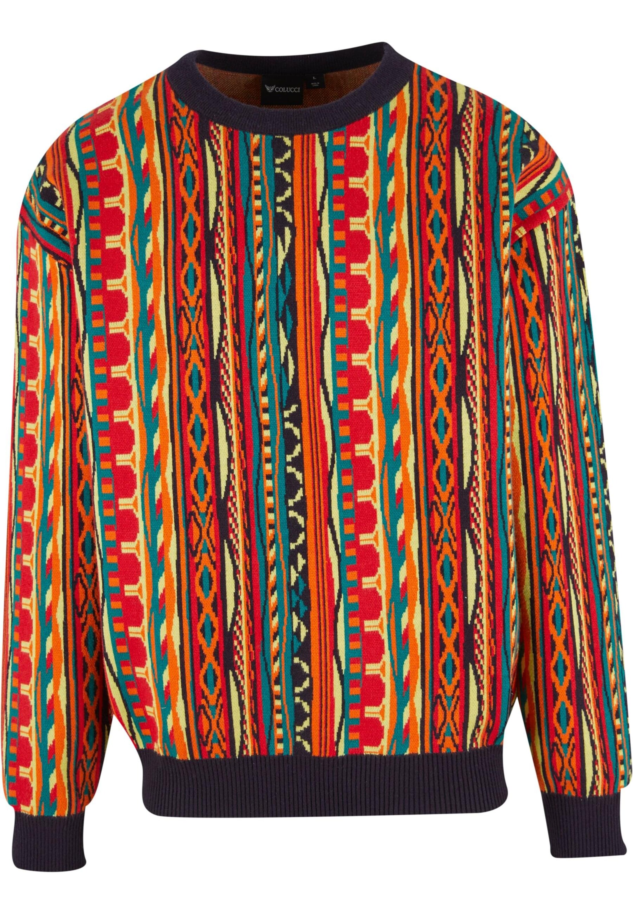 Pull-over Colucci en mélange de couleurs : devant