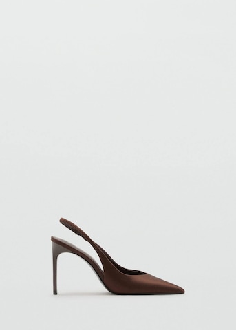 MANGO Slingback Pumps 'Mica' in Brown