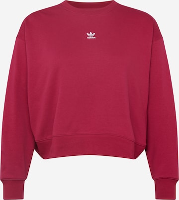 ADIDAS ORIGINALS Sweatshirt i rød: forside