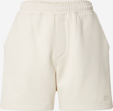 ABOJ ADEJ Regular Pants 'Arreza' in White: front