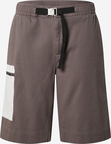 ABOUT YOU x Benny Cristo Regular Pants 'Ron' in Grey: front