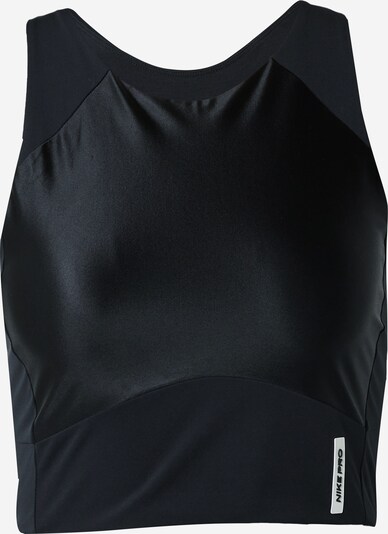 NIKE Sports Top in Black / White, Item view