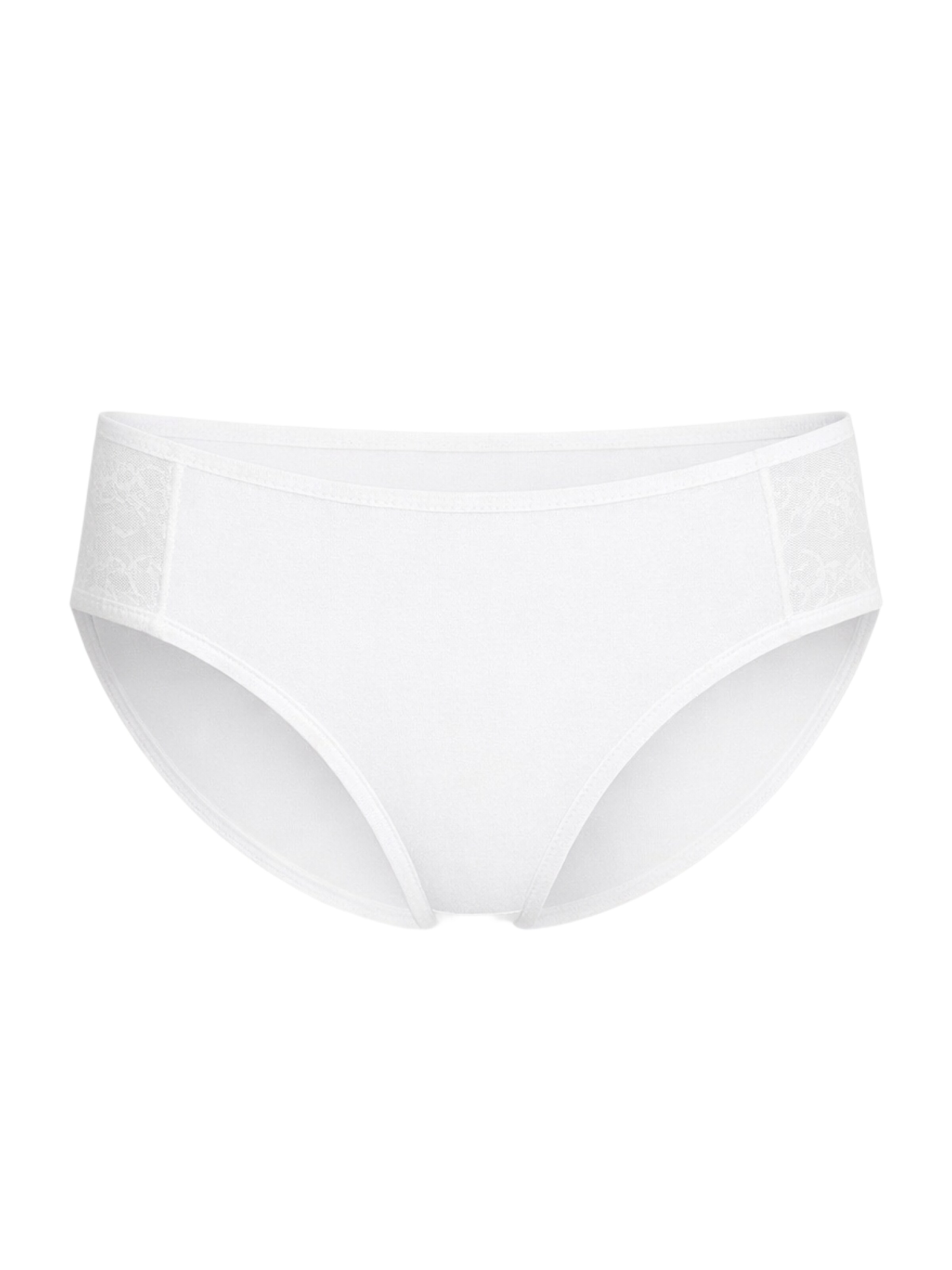 Blackspade Slip in Weiß: Vorderseite