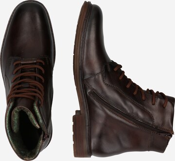 bugatti Lace-Up Boots 'Mirato' in Brown