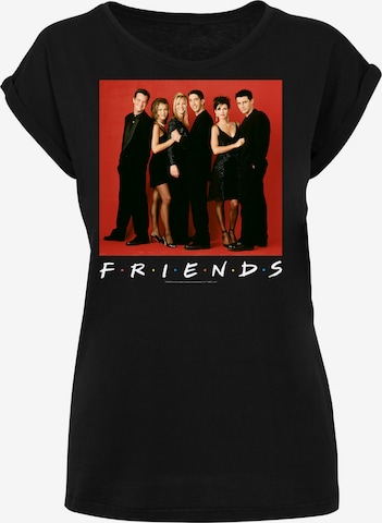 F4NT4STIC Shirt 'Friends Group Photo Formal' in Black: front