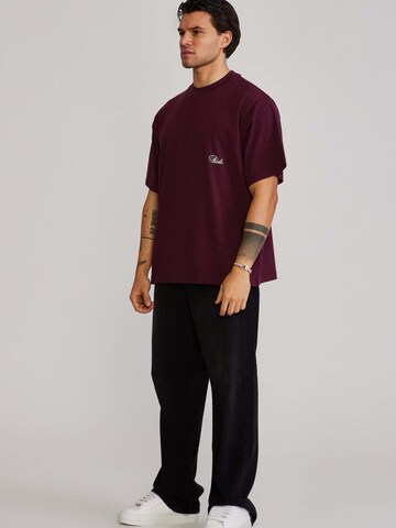 SikSilk Shirt 'Oversized' in Red