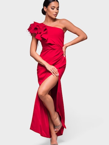 Ombre - Vestido de noche en rojo