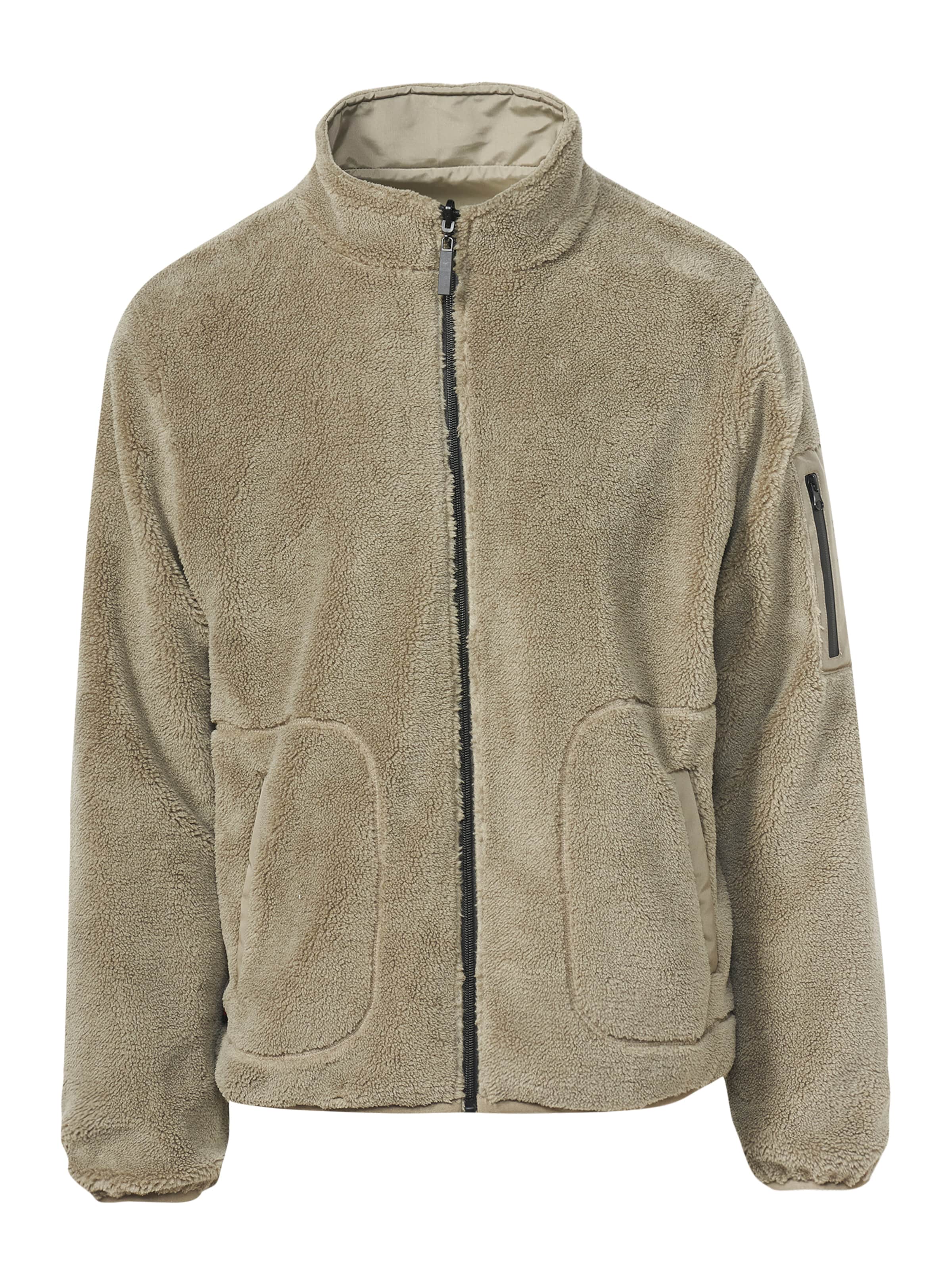 Geacă de primăvară-toamnă de la KOROSHI pe maro: față