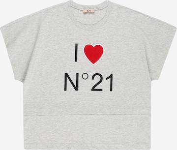 N°21 Shirt in Grijs: voorkant