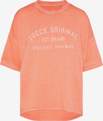 Soccx Sweatshirt in Orange: front