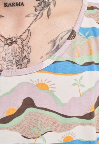 T-Shirt 'Sunrise' Just Rhyse en mélange de couleurs