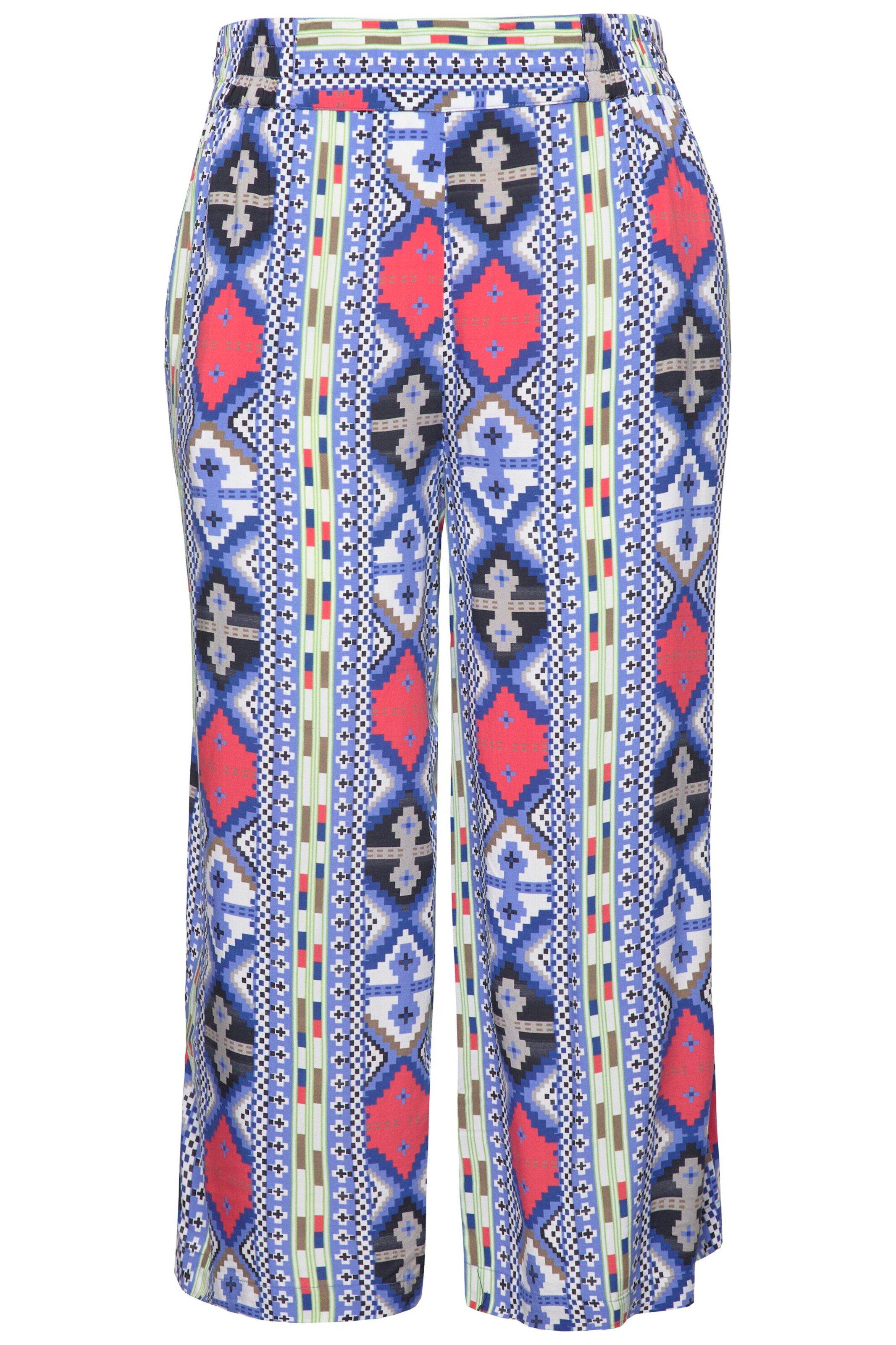Studio Untold Wide leg Broek in Blauw: voorkant