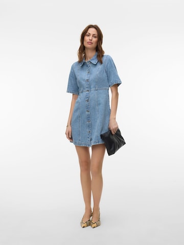 Robe-chemise 'VMDaisy' VERO MODA en bleu